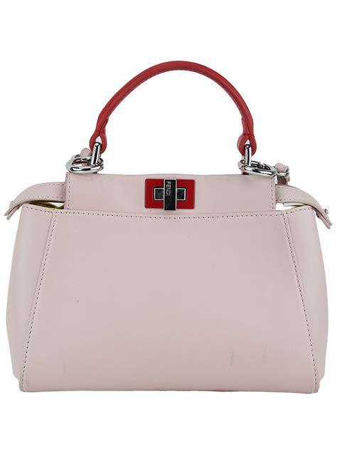 bolsa fendi rosa original